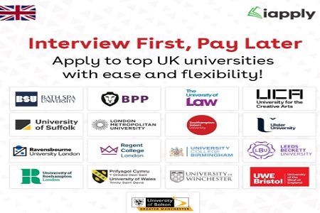 Interview First, Pay Later - Apply to top UK universities with ease and flexibility! 
